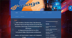 Desktop Screenshot of dj-woga.de